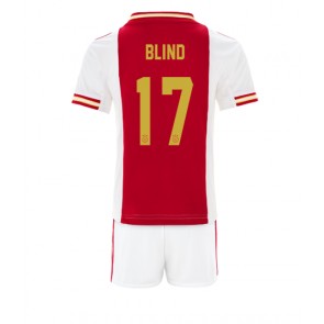 Ajax Daley Blind #17 kläder Barn 2022-23 Hemmatröja Kortärmad (+ korta byxor)